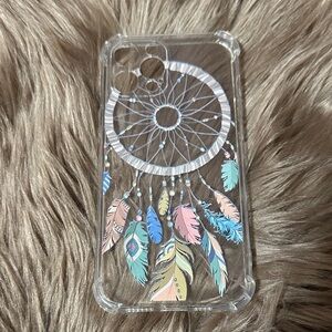 Boho Dreamcatcher Clear Phone Case